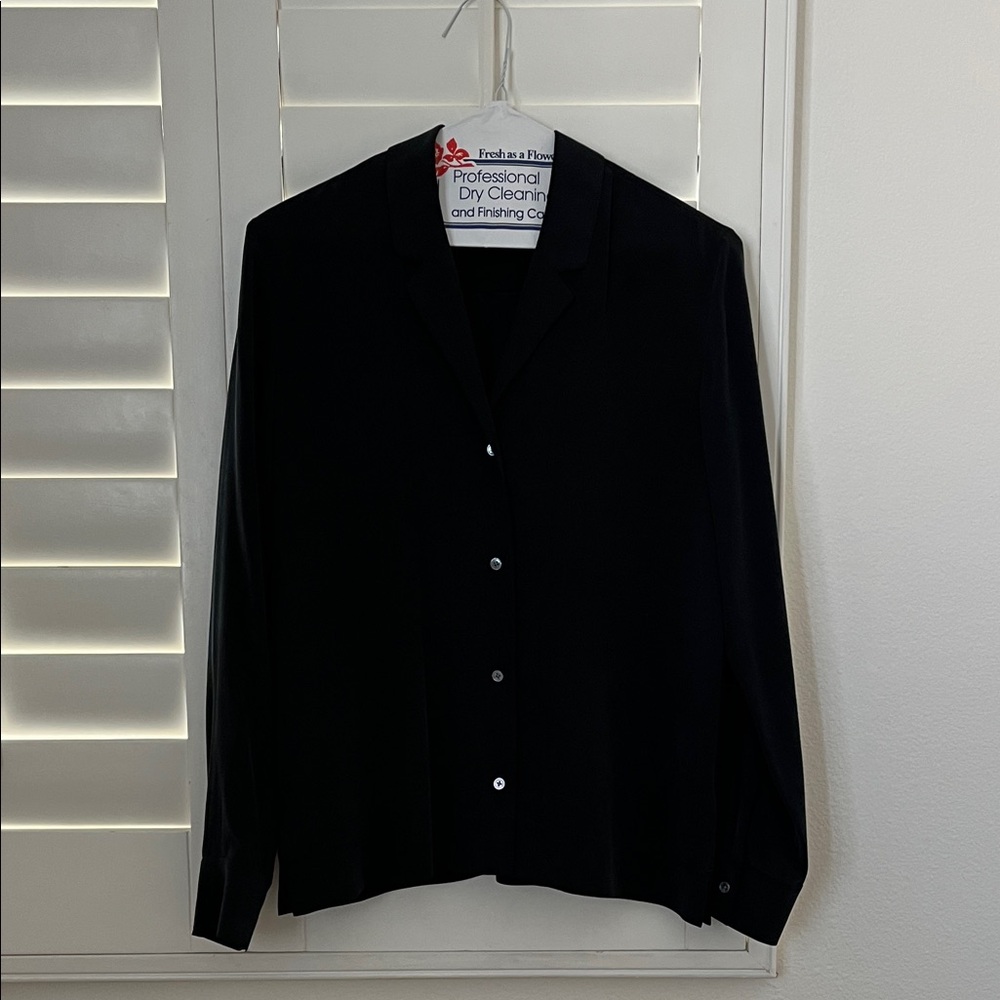 Everlane silk button down
